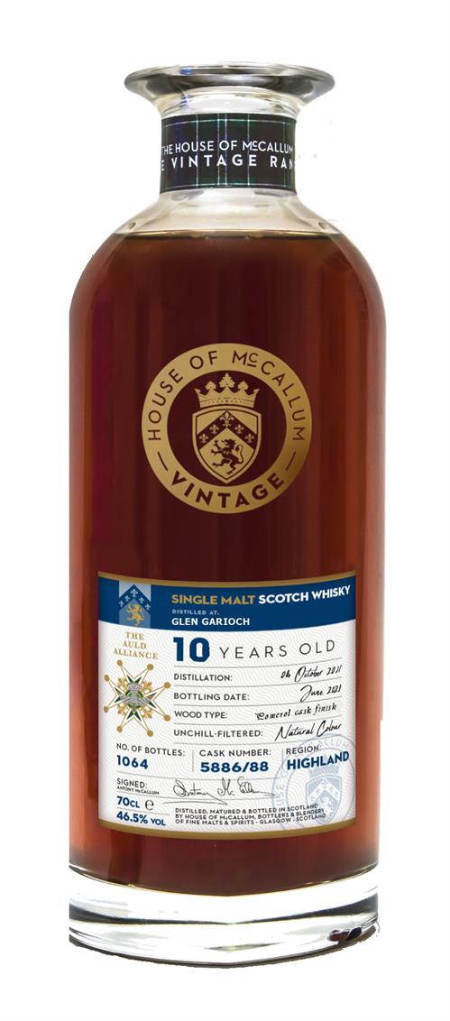 Whisky - McCallum Glen Garioch 10 års, 0,7 l